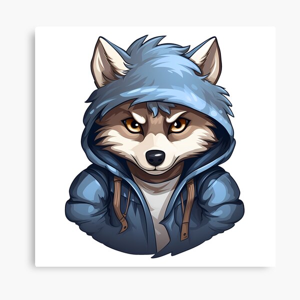 Furry hotsell wolf hoodie