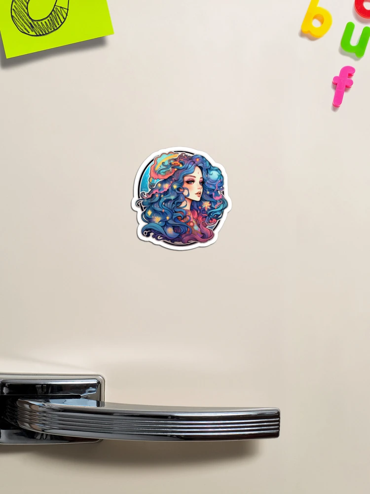 Aperçu 1 sur 3. Magnet avec l'œuvre Our Dancing Future créée et vendue par RiffraffDesigns.