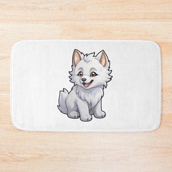 Item preview, Kawaii white wolf designed and sold by Vansky-Art.