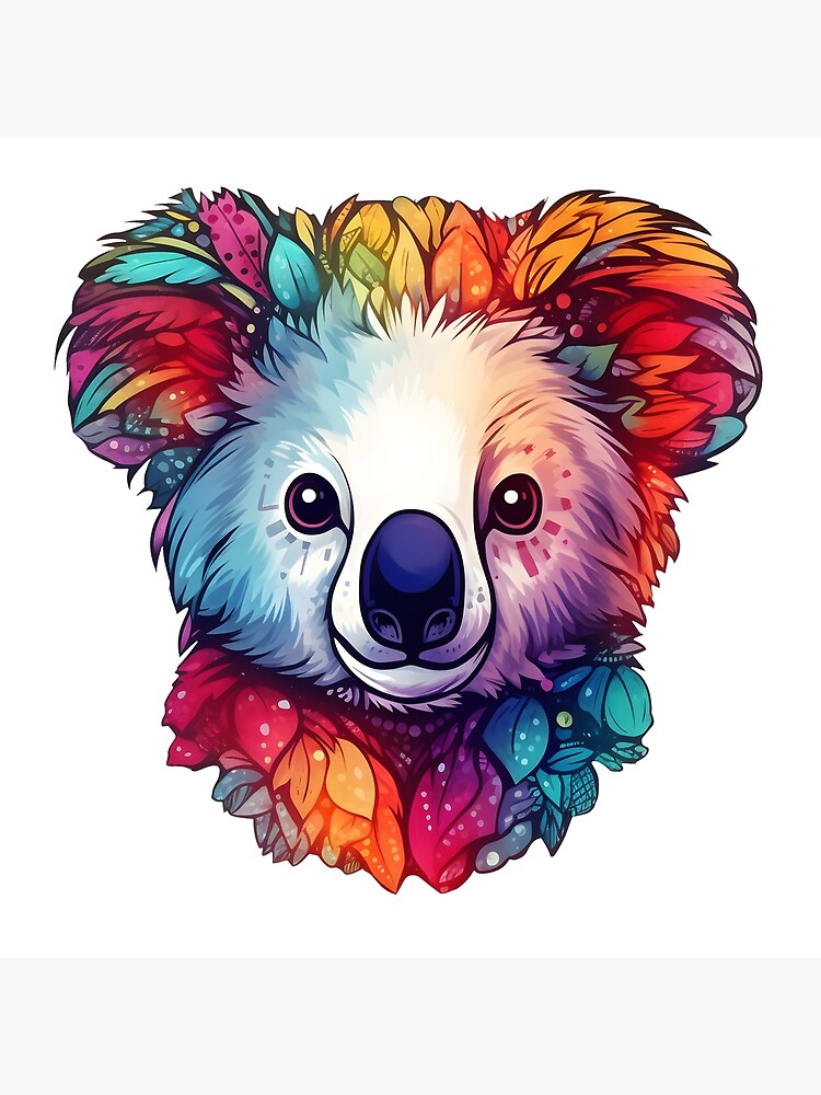 Colorful Koala | Art Print