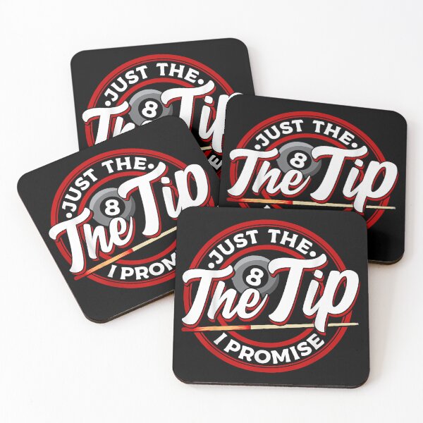 Item preview, Just The Tip I Promise Funny Pool Cue Billiards Pun  designed and sold by JerryFordy.
