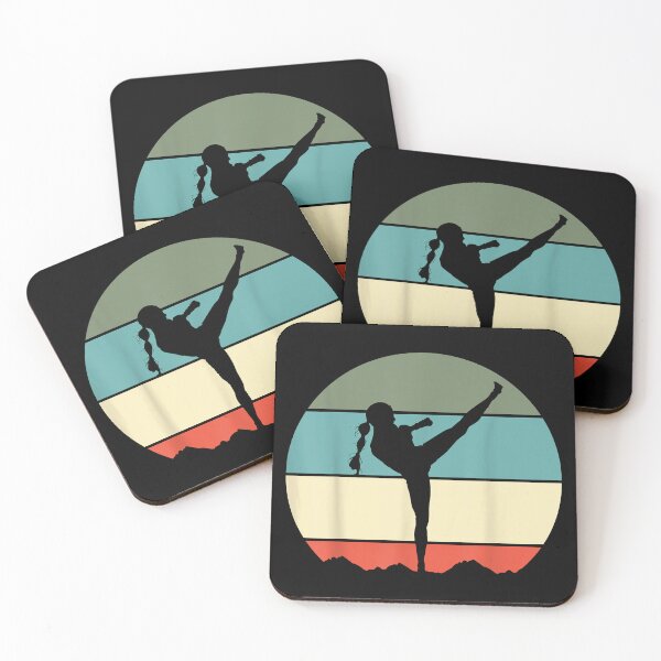 Item preview, Kickboxing Karate Muay Thai Girl Retro  designed and sold by JerryFordy.