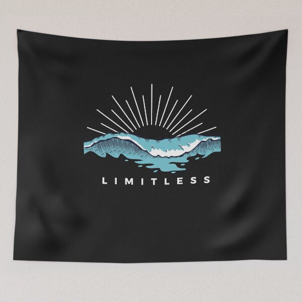 Item preview, Limitless Blue Wave with Sunburst designed and sold by npizzino.