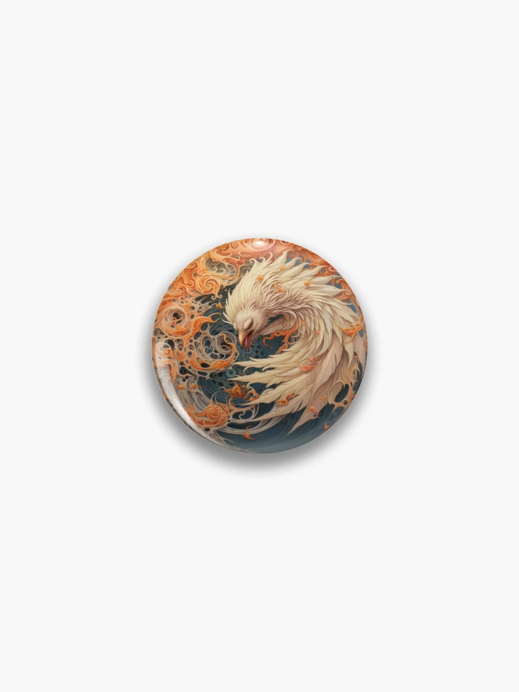 Thumbnail 1 von 3, Button, Feather And Lava designt und verkauft von RiffraffDesigns.