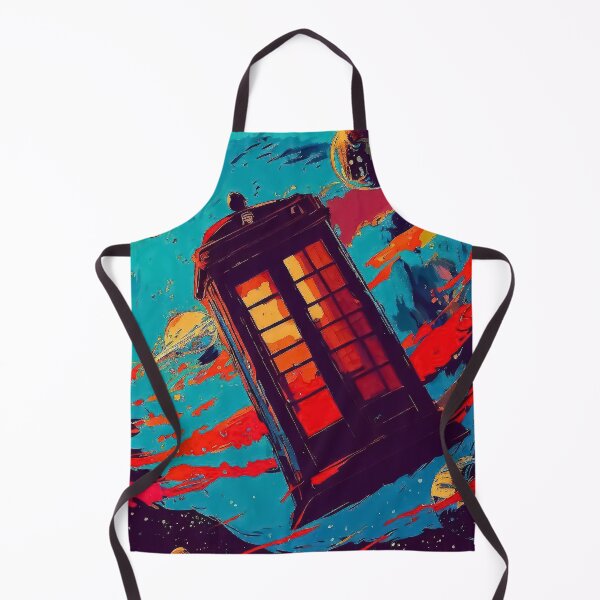 Item preview, Phone booth in space pattern designed and sold by TomFrontierArt.
