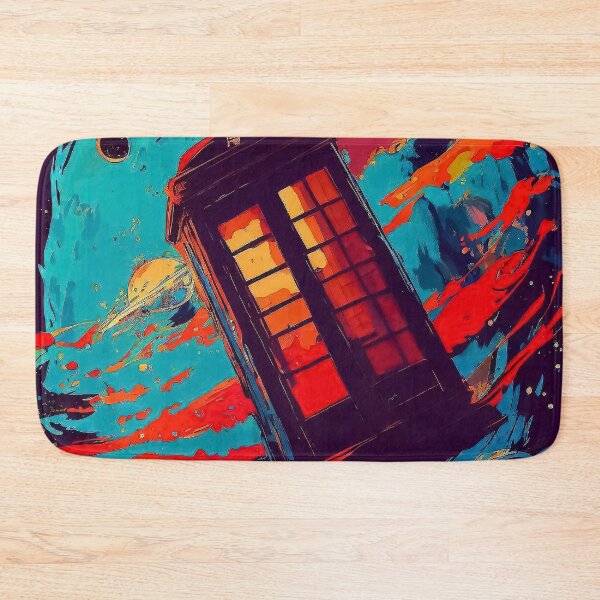 Item preview, Phone booth in space pattern designed and sold by TomFrontierArt.