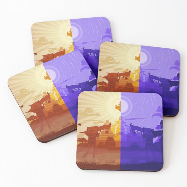 Item preview, Liyue City - Day and Night - Landscape designed and sold by Valpochiro.