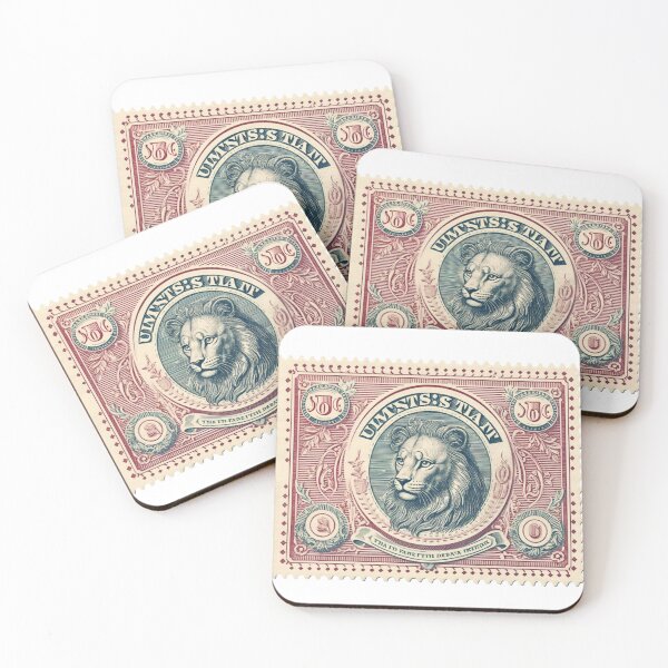 Item preview, Majestic, colorful bank note - king lion style designed and sold by Okracha.
