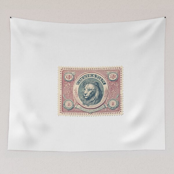 Item preview, Majestic, colorful bank note - king lion style designed and sold by Okracha.