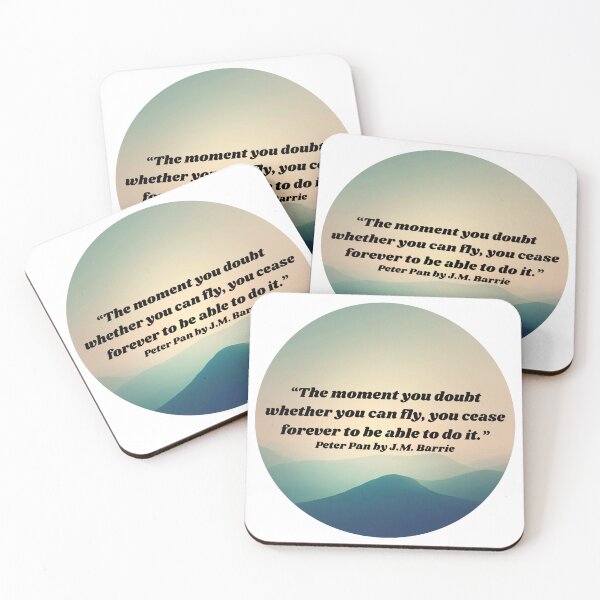 Item preview, Peter Pan motivational quote designed and sold by Eques-Store.