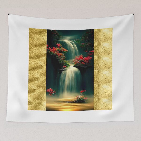Item preview, The night beautiful water river designed and sold by JayaNayak.