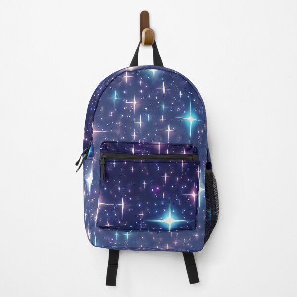Item preview, Colorful glowing stars in space anime pattern designed and sold by TomFrontierArt.