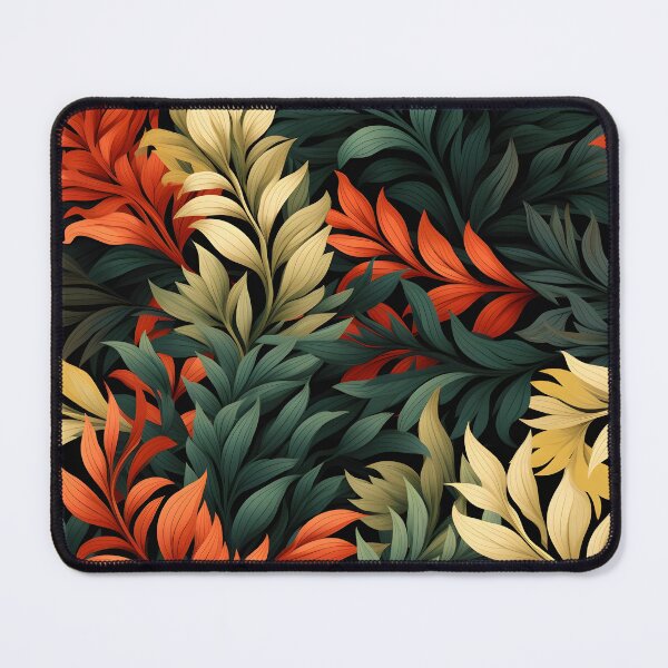 Item preview, Orange Green Gold Autumn Leaves—autumn pattern, autumn design, fall design, wallpaper, seamless, fashion illustration designed and sold by ignasirus.