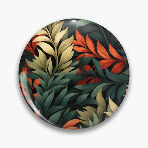 Item preview, Orange Green Gold Autumn Leaves—autumn pattern, autumn design, fall design, wallpaper, seamless, fashion illustration designed and sold by ignasirus.