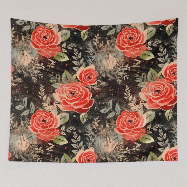 Item preview, Boho Roses Design designed and sold by StudioRedKoala.