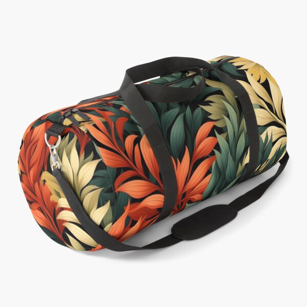 Item preview, Orange Green Gold Autumn Leaves—autumn pattern, autumn design, fall design, wallpaper, seamless, fashion illustration designed and sold by ignasirus.