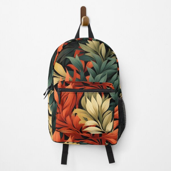 Item preview, Orange Green Gold Autumn Leaves—autumn pattern, autumn design, fall design, wallpaper, seamless, fashion illustration designed and sold by ignasirus.