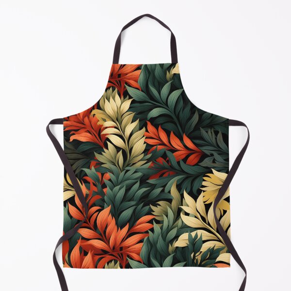 Item preview, Orange Green Gold Autumn Leaves—autumn pattern, autumn design, fall design, wallpaper, seamless, fashion illustration designed and sold by ignasirus.