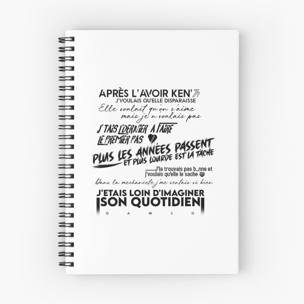Item preview, DAMSO AMNESIA LETRAS designed and sold by mcacoqds79.