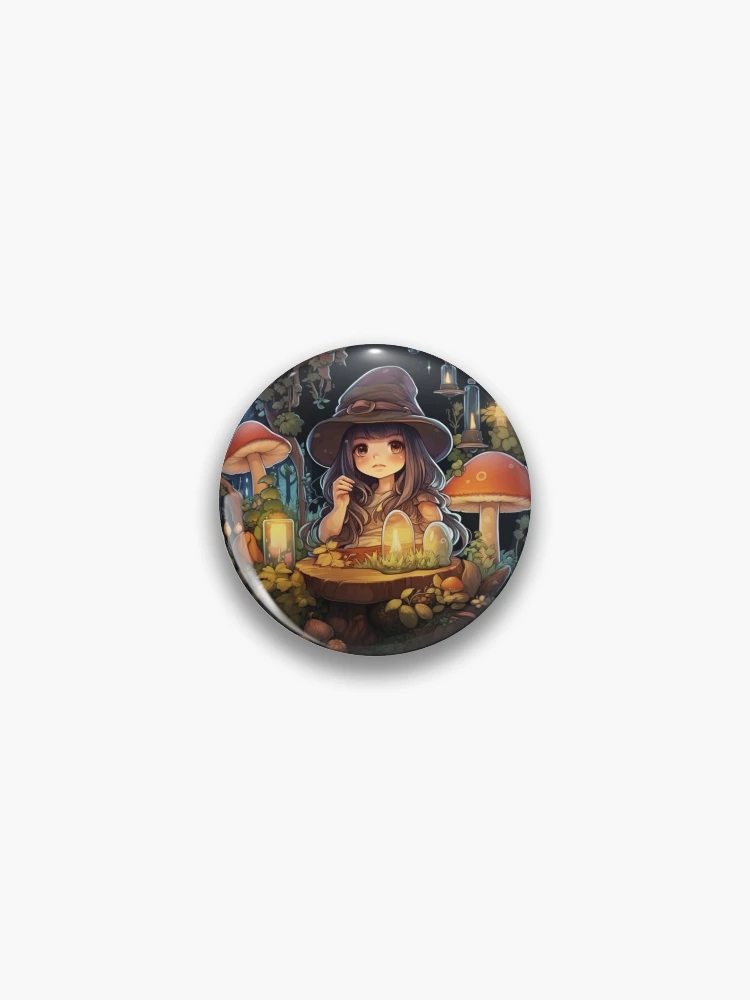 Imagen 1 de 3, Chapa con la obra Magic By Moonlight, diseñada y vendida por RiffraffDesigns.