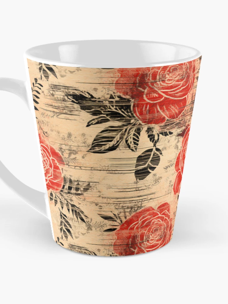 Thumbnail 3 of 4, Coffee Mug, Boho Roses Design designed and sold by StudioRedKoala.