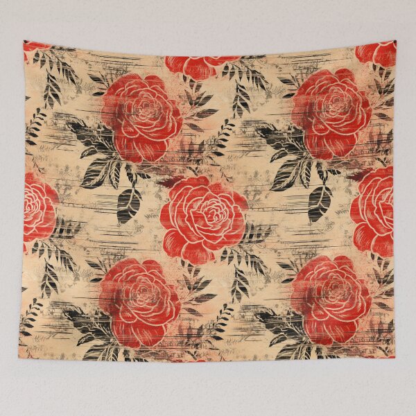 Item preview, Boho Roses Design designed and sold by StudioRedKoala.