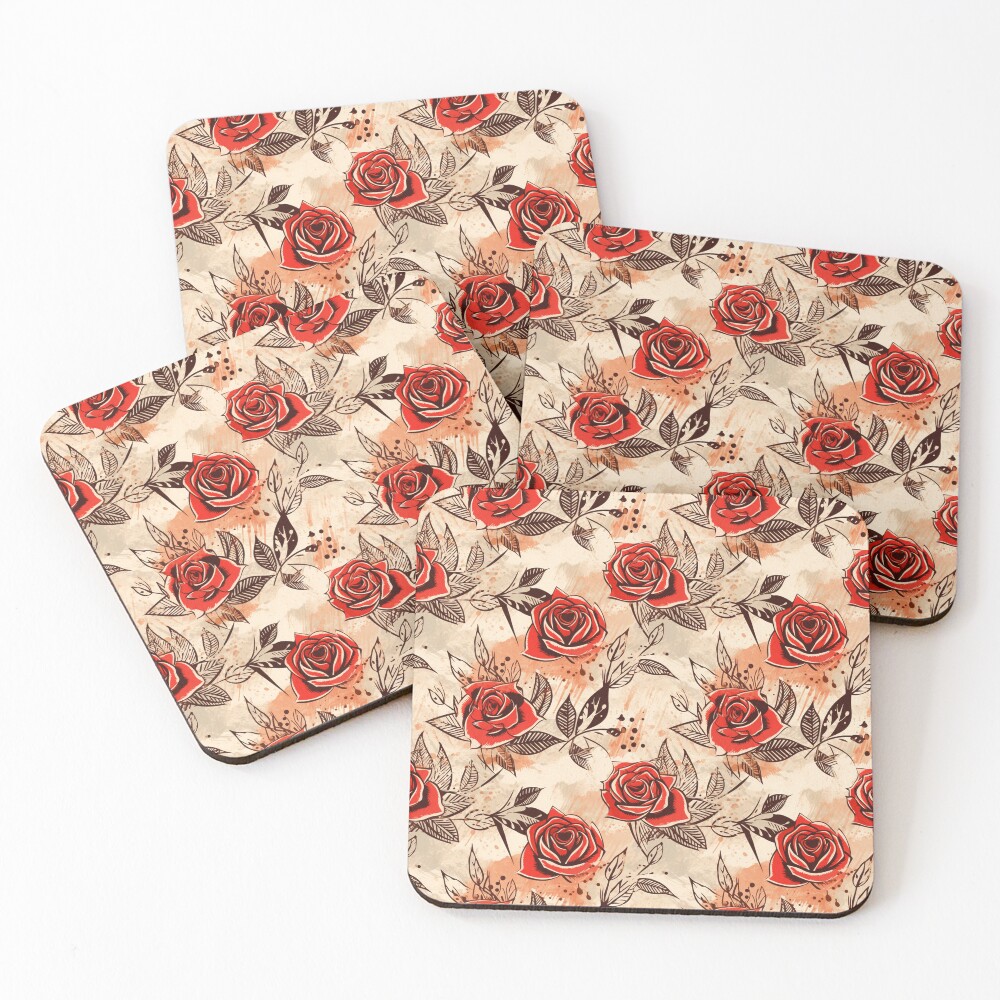 Item preview, Coasters (Set of 4) designed and sold by StudioRedKoala.