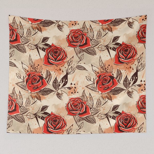 Item preview, Boho Roses Design designed and sold by StudioRedKoala.