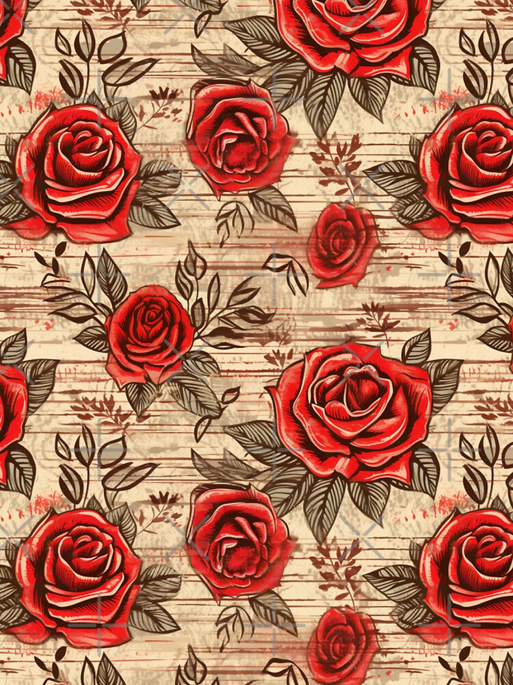 Thumbnail 4 of 4, iPhone Case, Boho Roses Design designed and sold by StudioRedKoala.
