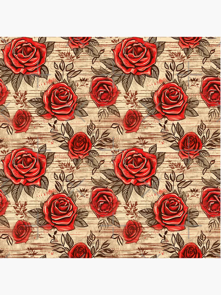 Thumbnail 5 von 5, Acrylblock, Boho-Rosen-Design designt und verkauft von StudioRedKoala.