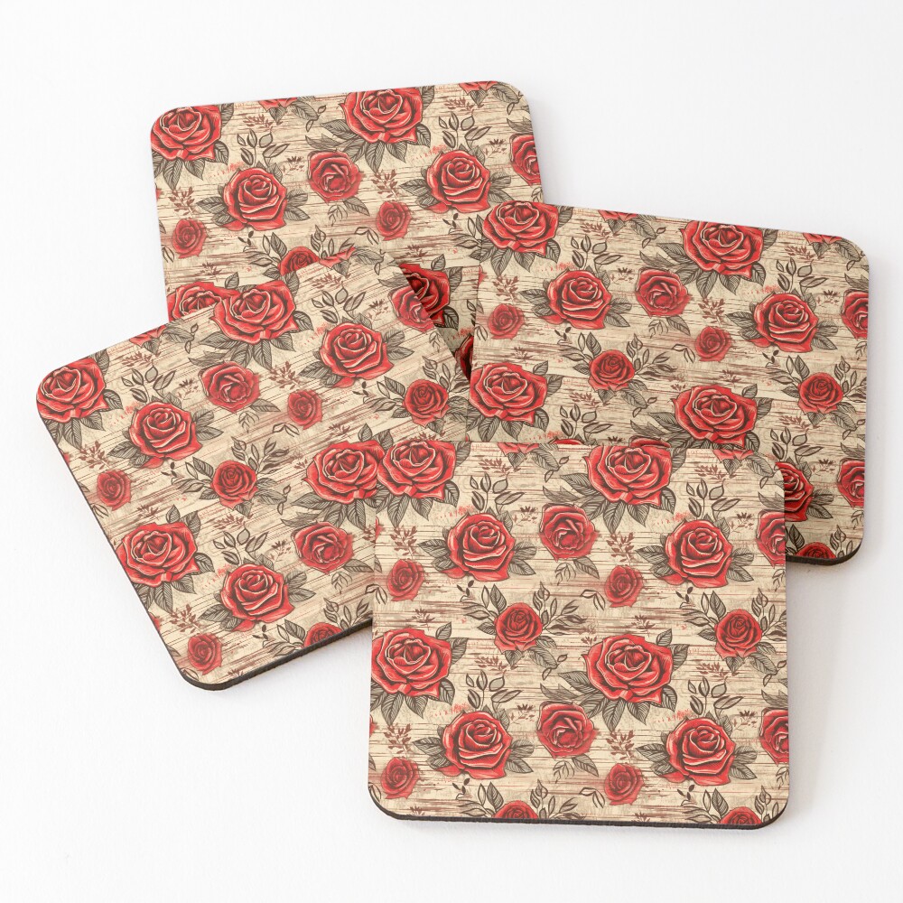Item preview, Coasters (Set of 4) designed and sold by StudioRedKoala.
