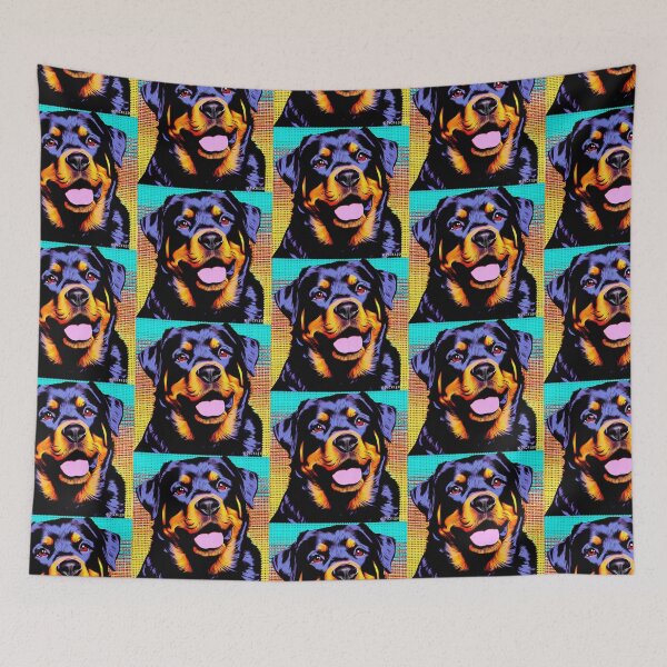 Item preview, Rottweiler Pop Art designed and sold by FunnehGacha.