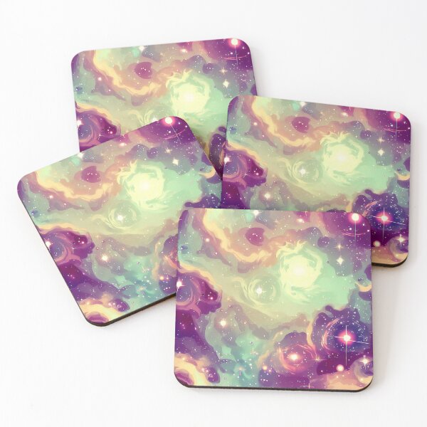 Item preview, Colorful stars in space retro pattern designed and sold by TomFrontierArt.