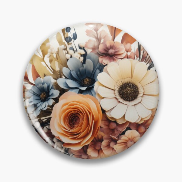 Item preview, Watercolor Boho Flowers Design designed and sold by StudioRedKoala.