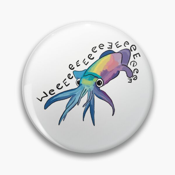 Item preview, weeeeeee squid designed and sold by a little  bit feral.