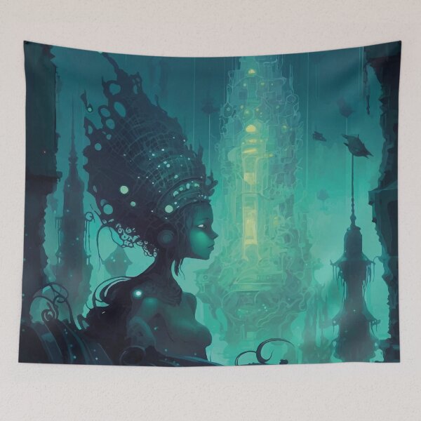 Item preview, underwater world fae under water world fairy queen designed and sold by badbug.