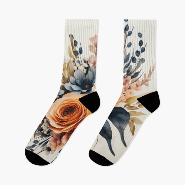 Item preview, Watercolor Boho Flowers Design designed and sold by StudioRedKoala.