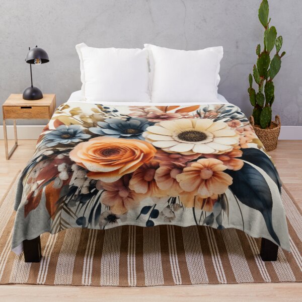 Item preview, Watercolor Boho Flowers Design designed and sold by StudioRedKoala.