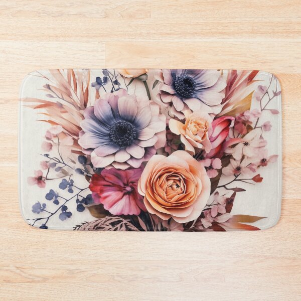 Item preview, Watercolor Boho Flowers Design designed and sold by StudioRedKoala.