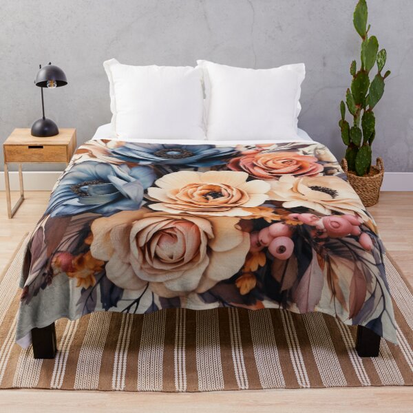 Item preview, Watercolor Boho Flowers Design designed and sold by StudioRedKoala.
