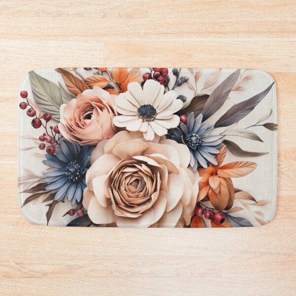 Item preview, Watercolor Boho Flowers Design designed and sold by StudioRedKoala.
