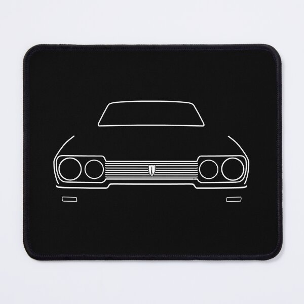 Item preview, Reliant Scimitar GTE SE6 1980s British classic car outline white designed and sold by soitwouldseem.