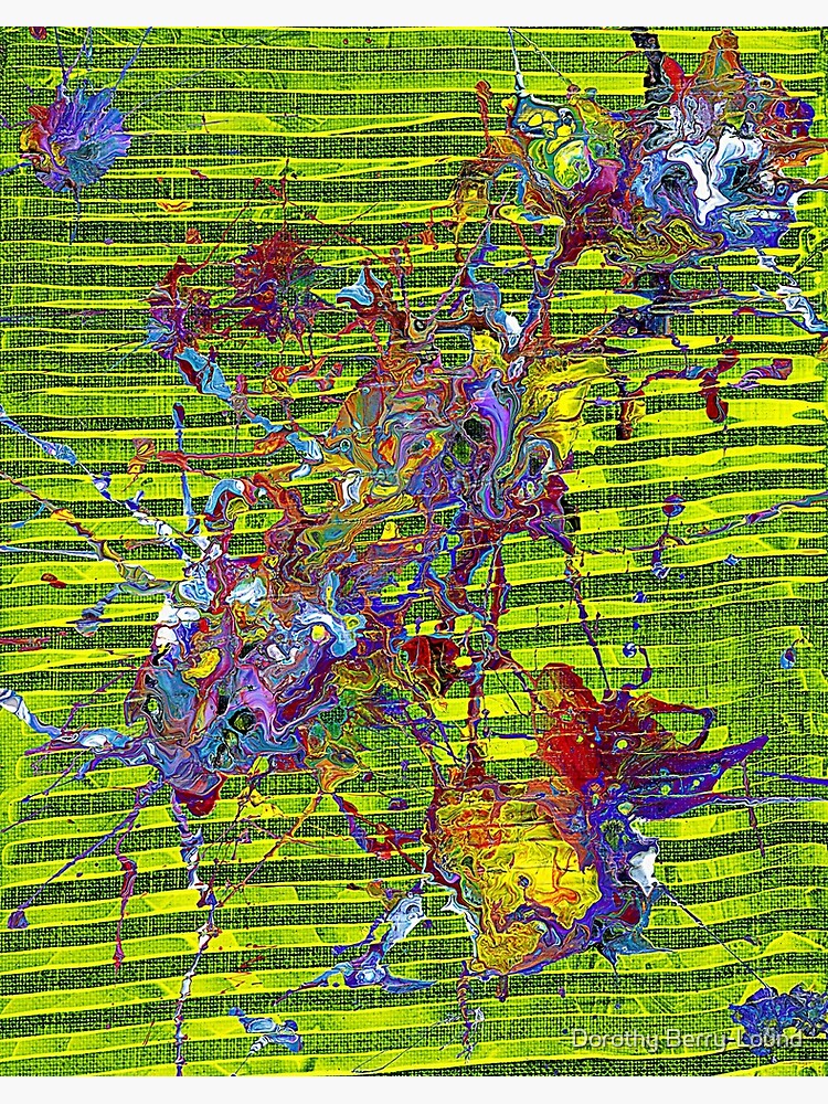 Thumbnail 2 of 2, Art Board Print, Beyond Parallel Lines Hammer Smash Abstract designed and sold by ShannathShima.