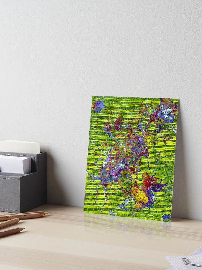 Thumbnail 1 of 2, Art Board Print, Beyond Parallel Lines Hammer Smash Abstract designed and sold by ShannathShima.