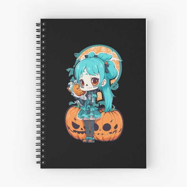 Item preview, Halloween Skeleton Kawaii Girl  designed and sold by CatCoconut-Art.