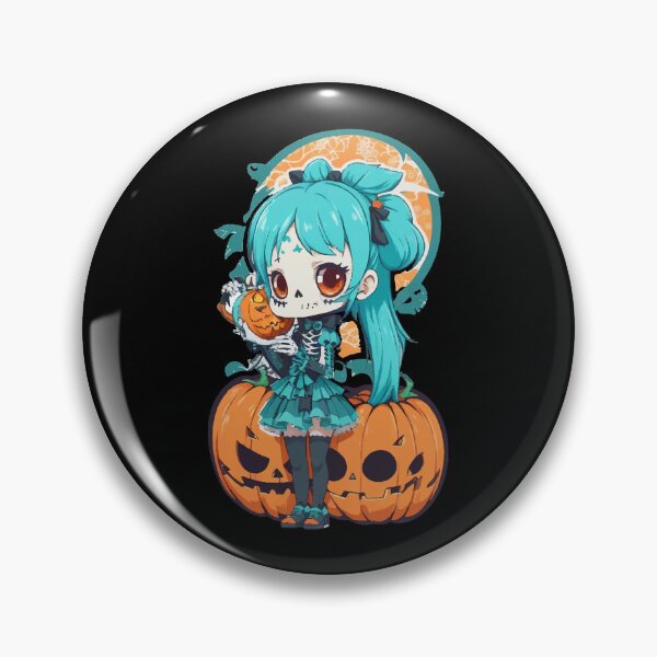 Item preview, Halloween Skeleton Kawaii Girl  designed and sold by CatCoconut-Art.