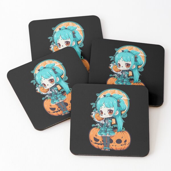 Item preview, Halloween Skeleton Kawaii Girl  designed and sold by CatCoconut-Art.