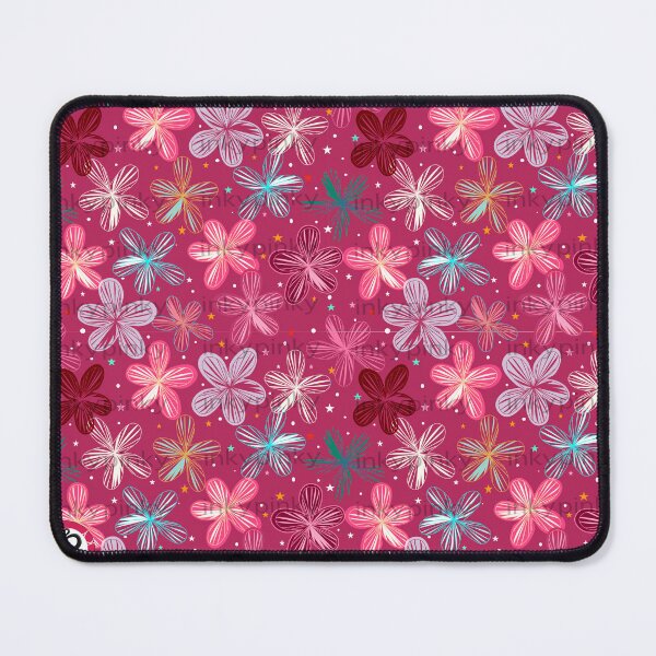 Item preview, Floral surface pattern in pink designed and sold by InkyPinky85.