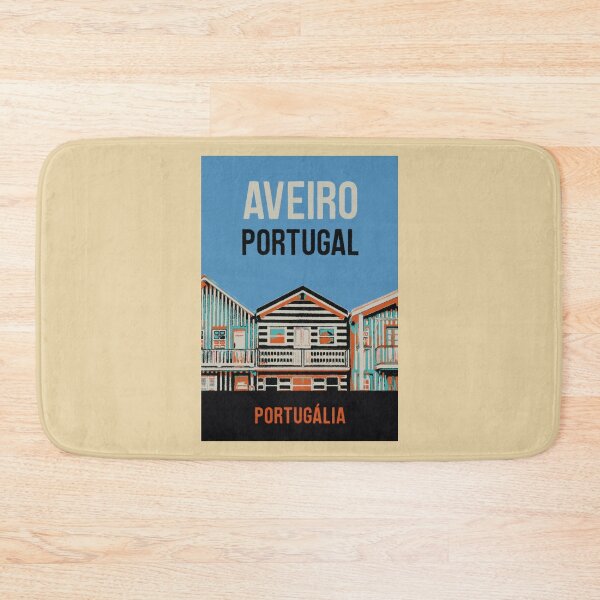 Item preview, Costa Nova Façade | Charming Aveiro Lagoon Illustration designed and sold by Lemomo-artworks.