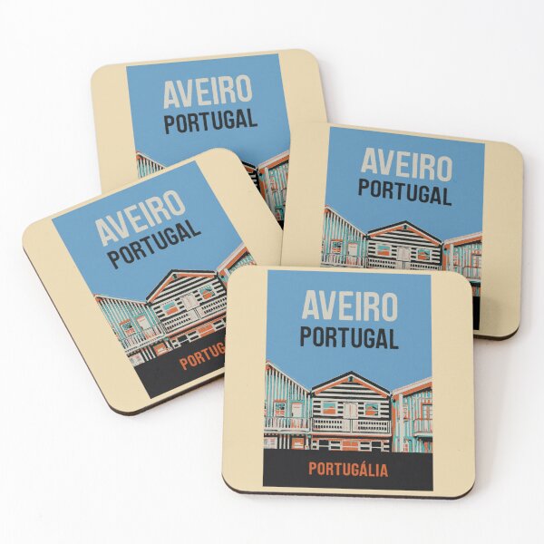 Item preview, Costa Nova Façade | Charming Aveiro Lagoon Illustration designed and sold by Lemomo-artworks.